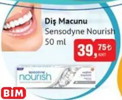 SENSODYNE NOURİSH DİŞ MACUNU SENSODYNE NOURİSH DİŞ MACUNU